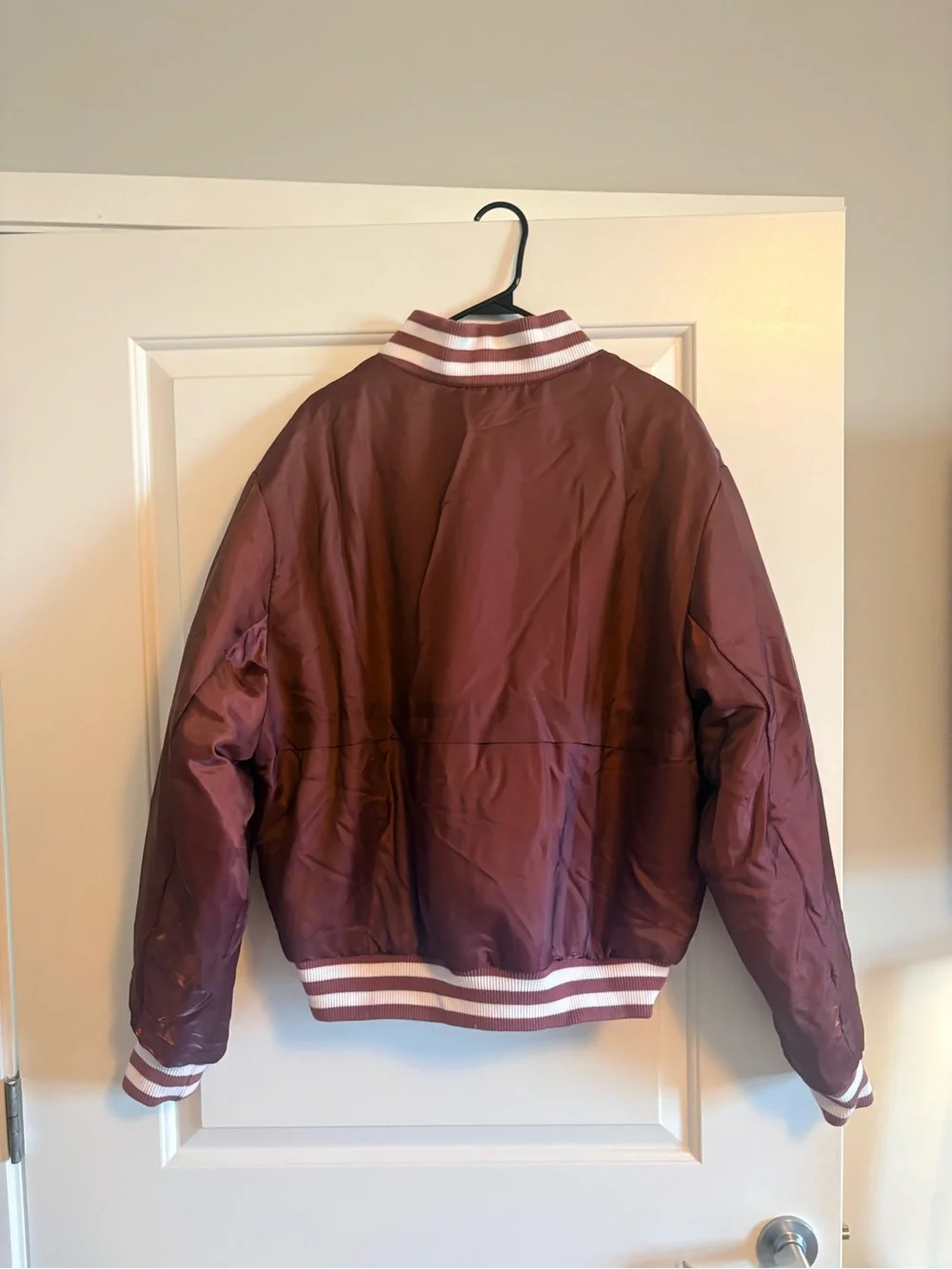 ALO Afterglow Varsity Jacket - Maroon